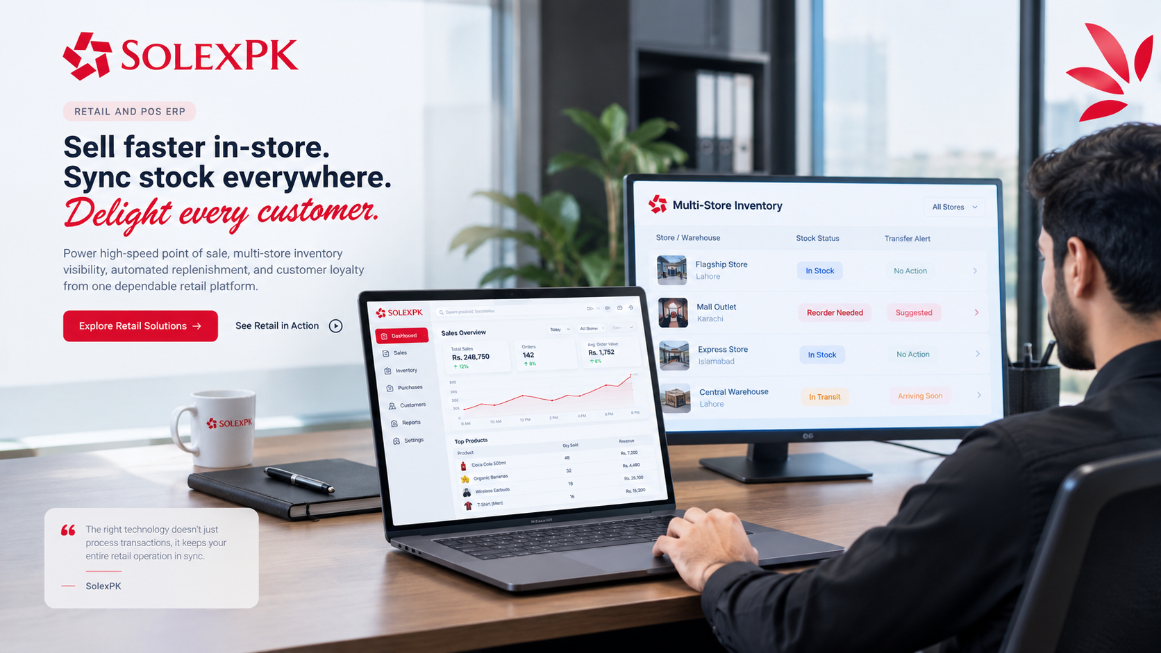 SolexPK Retail ERP and POS overview